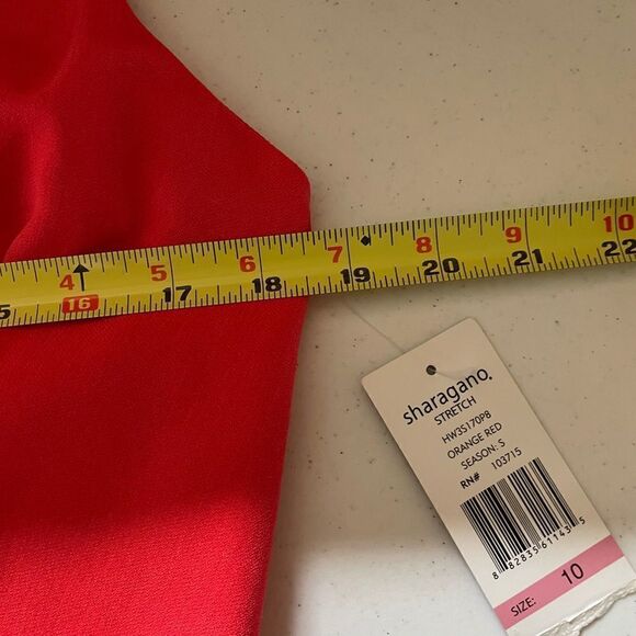 Sharagano red dress - Picture 7 of 8